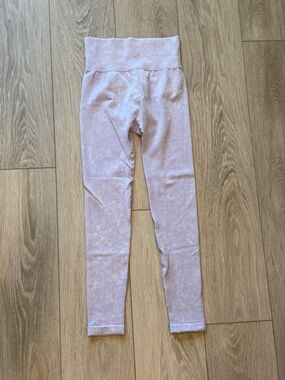 Women’s Aura Lilac Ribbed Seamless Leggings - XXS/XS